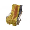 thumbnail image 4 of Vintage Yellow Soft Flannel Fleece Throw Blanket, Sun Burst with Halftone Effect Comic Book Style and Pop Art Design, Cozy Plush for Indoor and Outdoor Use, 60" x 80", Orange and Yellow, by Ambesonne, 4 of 6