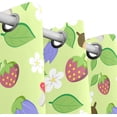 thumbnail image 3 of Coolnut Window Curtain Panels Forest Floral Pattern Grommet Top Room Darkening Thermal Insulated Blackout Window Treatment Drapes 2 Panels W55 x L84 In, 3 of 6