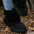 thumbnail image 5 of Women Snow Boots Fluffy Lined Platform Winter Boots Casual Short Shoes For Women, 5 of 8