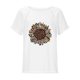 thumbnail image 4 of Blusa superior de lino y algodón con estampado de manga corta y cuello redondo con borlas para mujer Pompotops  hkajfhjk469385, 4 of 5