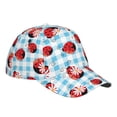 thumbnail image 3 of Balery Baseball Cap Adjustable Size for Running Workouts and Outdoor Activities All Seasons Dad Hat(Flowers and Lady Bugs), 3 of 8