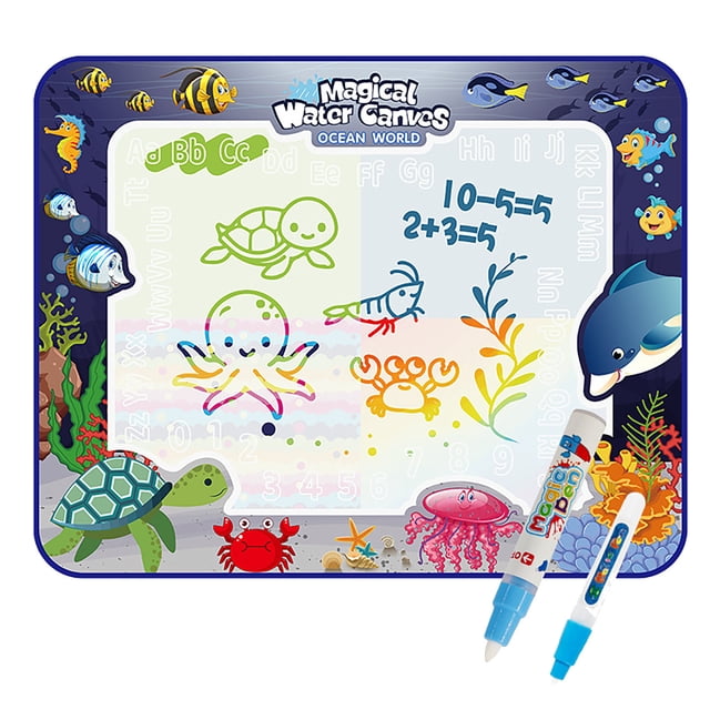 Water Canvas Kids Painting Writing Doodle Board Toy Color Doodle Drawing10ML