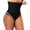 Black, variant on Tummy Control Thong Shapewear for Women High Waisted Body Shaper Panties Shaping Thong Girdle Underwear
