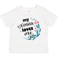thumbnail image 3 of Inktastic My Nonna Loves Me for Girls Granddaughter Girls Toddler T-Shirt, 3 of 5