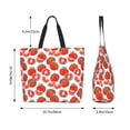 thumbnail image 5 of Yiaed Hand Drawn Tomatoes Print Handbag for Women Tote Purse Shoulder Bag Large Fashion Hobo Purse Handbag Shopping Tote, 5 of 5
