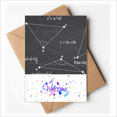 thumbnail image 1 of Gris Angle Formule Mathématique Calcul Bienvenue Retour Cartes de Voeux Enveloppes Vierges, 1 of 3
