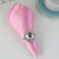 thumbnail image 2 of AMLESO 10 pcs 12 X 12 (30 X 30cm) Pink Square Polyester Cloth Dinner Napkins Pocket 6, 2 of 3
