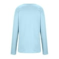 thumbnail image 5 of Blouses for women dressy casual Polyester,Spandex Soft Clothing L Blue womens blouses, 5 of 5