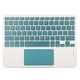 thumbnail image 1 of M Buder Teclado Inalámbrico con Panel Táctil 25.4 cm / 10 inches RGB Verde Oscuro, 1 of 9