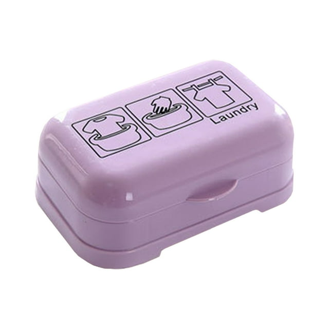 Lksixu Factory Direct Bathroom Household With Lid Connected Draining Soap Box Soap European Printing Soap Box Kitchen Gadgets