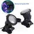 thumbnail image 3 of Pond Light, Waterproof IP68 Underwater Color Changing Landscape Lights Dimmable Submersible Spotlight 36 LED Decorate Lighting for Pond Aquarium Garden Pool Yard Lawn, Set of 2, 3 of 5