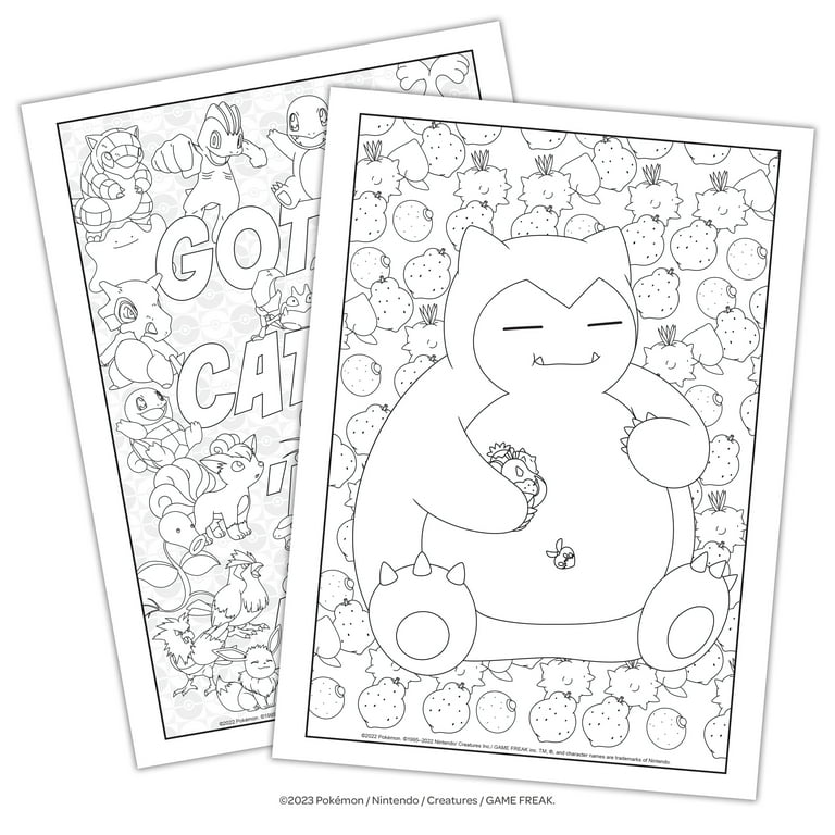 Pokemon 40 Page Advanced Coloring Book, Paperback 