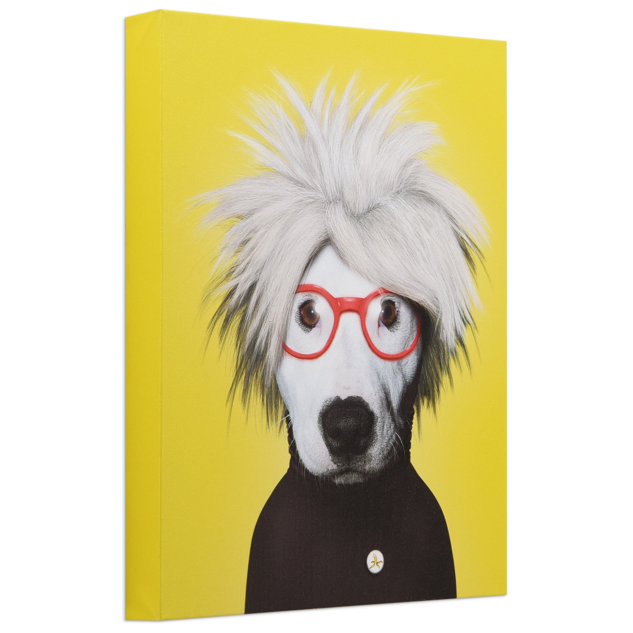 Empire Art Direct Pets Rock Big Doggie Graphic Wrapped Dog Canvas Wall Art 20 x 16 x 2 Ready to Hang,