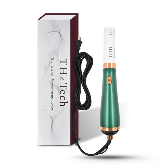 Terahertz (THz) Wand Device - Electric Heating Massage, Quantum Wellness Enhancer, Physiotherapy Plate for Body and Water Green White