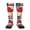 2 Black-2, variant on Women's Knee High Socks America Canada Flag Thermal Soft Knee Long Socks