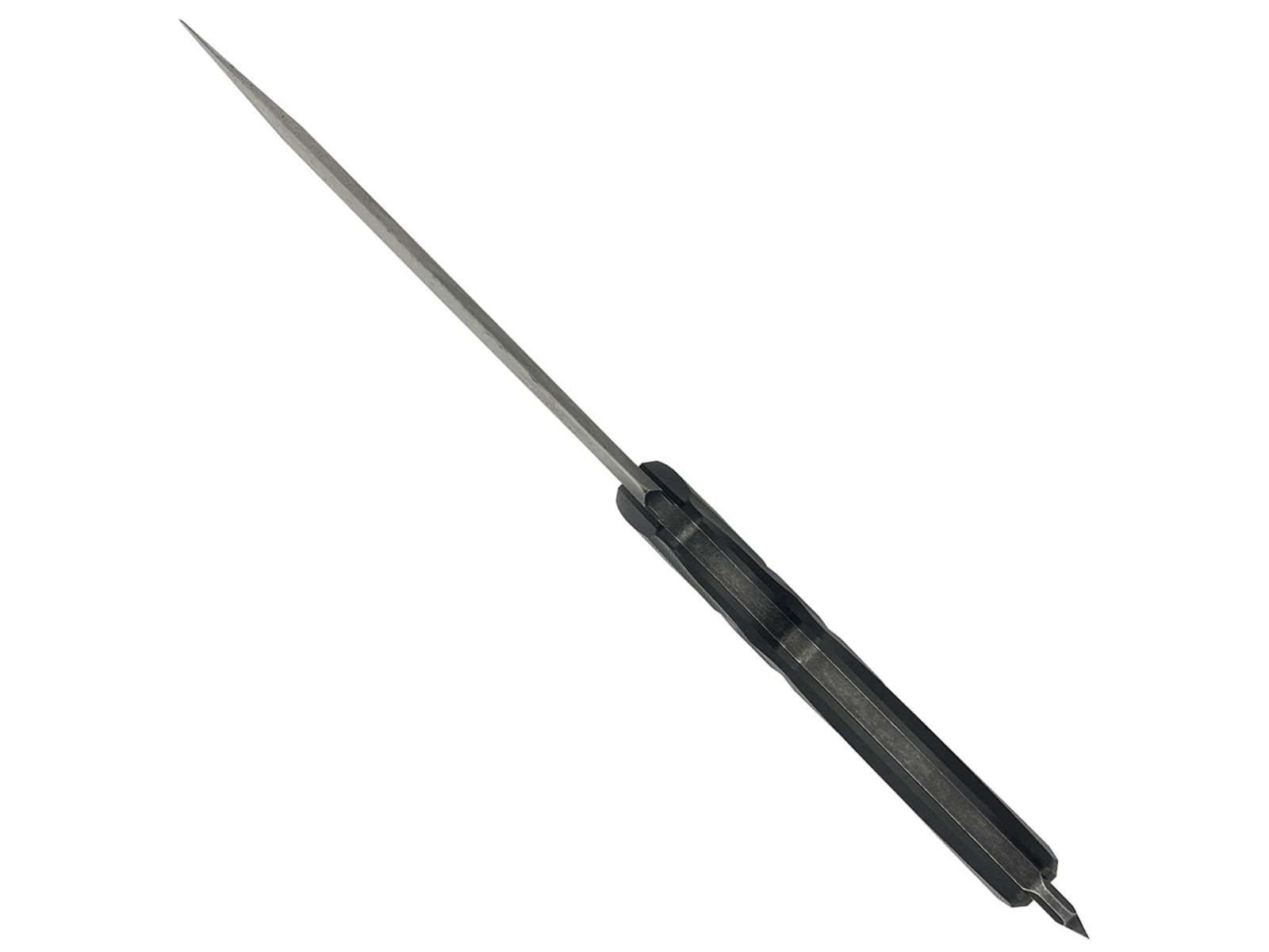 Takumitak Alert Fixed Blade Knife, 5in, D2, Clip Point, G10 Handle, Black Stonew