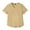 A-Beige57, variant on Women Frayed V Neck Blouse Lightweight Breathable Short Sleeve Casual Daily Shirt