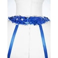 thumbnail image 6 of Yartina Girls Sequins Jumpsuit Pageant Romper Wide Leg One Piece Playsuit Royal Blue 14, 6 of 7