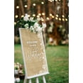 thumbnail image 4 of Darling Souvenir MADE WITH LOVE BurlapLargeWelcomeSign, Decorative PosterWelcomeTo Our Wedding Poster For Easel Wedding Collection- 18x12, 4 of 5