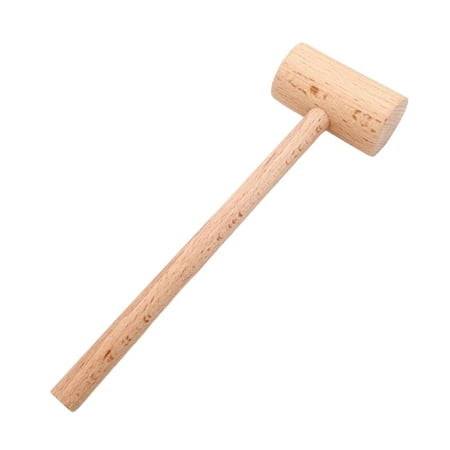 

Professional Mallets Seafood Hammers DIY Craft Mini Wooden Hammer for Carpenter Seafood Carving Woodworking Dessert Making 55mmx210mm