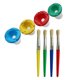 thumbnail image 4 of Juego de 8 vasos de pigmento de color, herramienta anticaída para grafiti, vaso de lavado para niños, soporte para bolígrafos, kit de pinceles (vaso, pincel, 4 de cada uno), 4 of 7