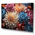 thumbnail image 2 of Designart "Vibrant Burst Of Mum Colors" Mums Wall Decor, 2 of 7