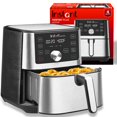 thumbnail image 1 of Instant Vortex Plus 4QT Air Fryer, Custom Program Options, 6-in-1 Functions Crisps, Broils, Roasts, Dehydrates, Bakes, Reheats, 100+ In-App Recipes, from the Makers of Instant Pot, Stainless Steel, 1 of 5