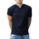 thumbnail image 1 of pstuiky camiseta de hombre, Camiseta de cuello redondo para hombre, color liso, elástica, transpirable y de manga corta. camisas casuales para hombre l, 1 of 5