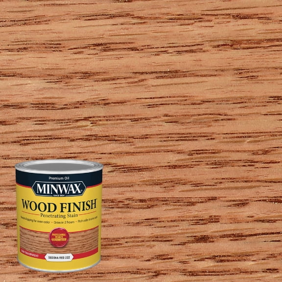 Minwax 700434444 Wood Finish, Sedona Red, 1 Quart
