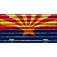 thumbnail image 1 of Plaque d'Immatriculation en Métal Ondulé Drapeau Arizona, 1 of 1