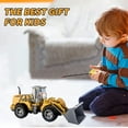 thumbnail image 4 of Remote Control Construction Vehicle with LED Lights 4-Channel Engineering Toy Car Excavator Digging Unloading 360 Rotation Outdoor Play for 4+ Years, 4 of 8