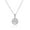 silver', variant on EDFORCE Stainless Steel Silver-Tone Shema Sh'ma Israel Prayer Pendant Necklace, 19"