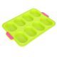 thumbnail image 4 of Molde de silicona antiadherente de 8 rejillas para hornear magdalenas y cupcakes, herramienta de cocina fácil de desmoldar, 4 of 8