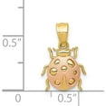 thumbnail image 4 of 14K Two-Tone Two Tone Ladybug Pendant (12 X 10) Made In United States k4820, 4 of 6