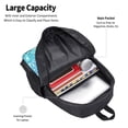 thumbnail image 3 of Balery Multicolor Glitter Mochila para hombre y mujer - Tela Oxford 600D resistente - Gran capacidad, resistente al agua, ideal para la escuela, viajes y senderismo, 3 of 6