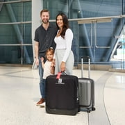 J.L. Childress Padded Compact Travel Stroller Bag for Airplane, AirTag Compatible - Black