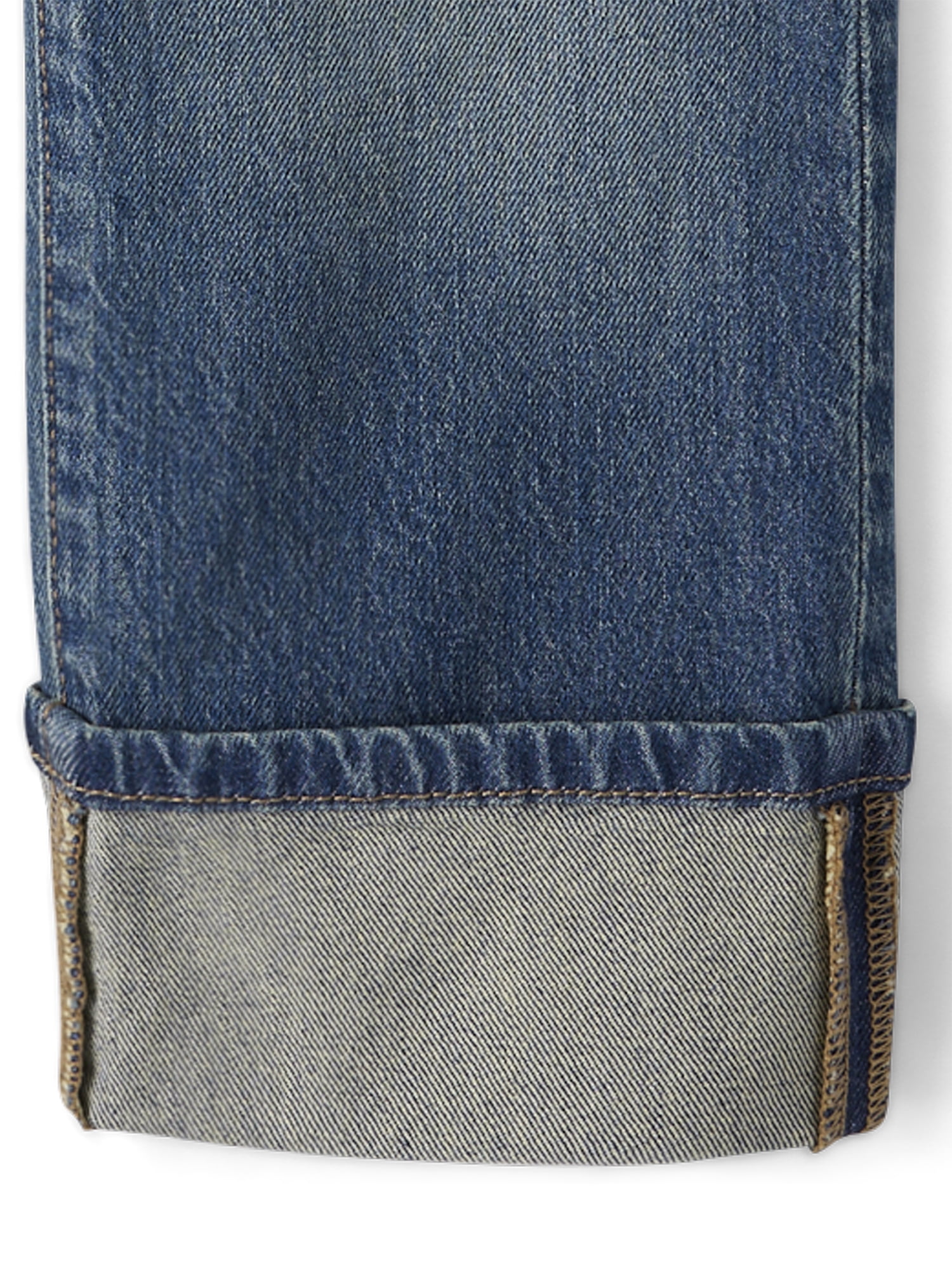 The Children's Place Boys Pull On Roll Cuff 90s Loose Fit Jeans, Sizes 4-16