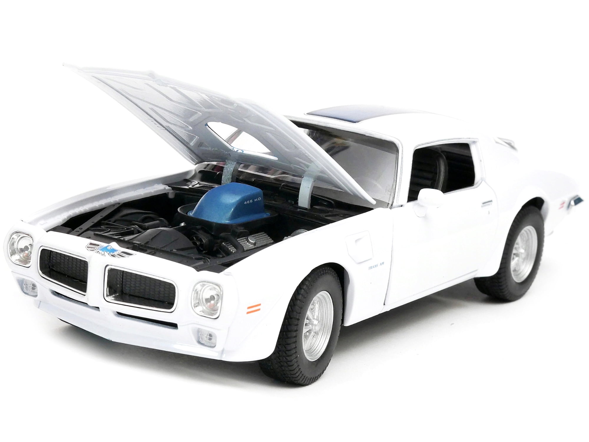 1972 Pontiac Firebird Trans Am Blue Metallic 1/24 Diecast