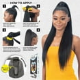 thumbnail image 3 of Organique Sleek Straight Weave Ponytail, 3 of 5
