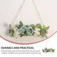 thumbnail image 2 of EUDIDV Decorative Faux Flowers Artificial Flower Decoration Style Decorative Flower Wreath Wall Pendant Artificial Flowers, 2 of 6