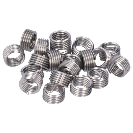 

Screw Bushing Coiled Wire Extension Consumables 20Pcs Thread Repair For Industrial Supplies 1D