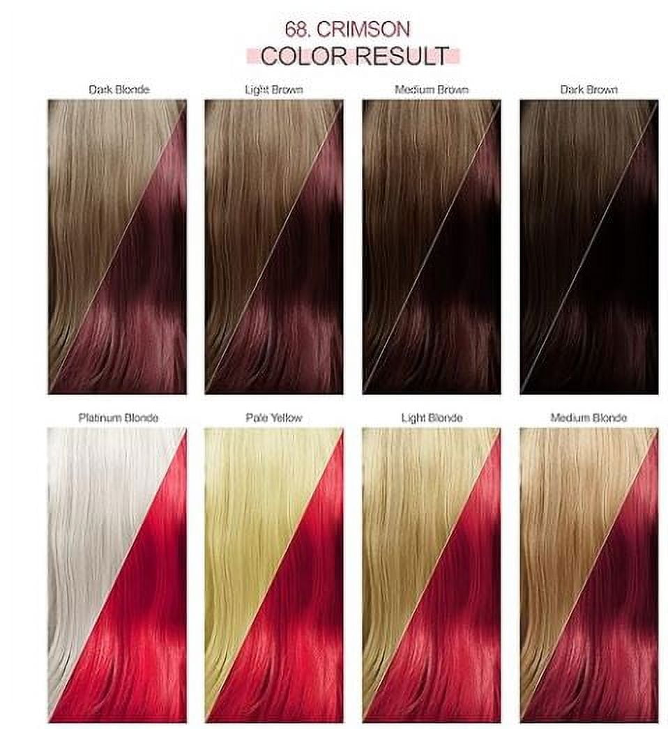 Adore Semi Permanent Hair Color 68 Crimson 4 floz All Hair Type, Adult