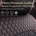 thumbnail image 5 of Car Seat Covers Full Set Custom Fit for Ford Fusion 2007-2020 - Premium Faux Leather Auto Protectors with Waterproof, Breathable, Anti-Slip Car Seat Protectors (BlackPink,Full Set), 5 of 7