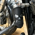 thumbnail image 4 of Blarkrus Cup Holder Motorcycle Pu Leather Skull Drink Holder, 4 of 7