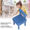 thumbnail image 4 of Muebles para casa de muñecas en miniatura, silla con detalles ricos, juego de sillas de comedor en miniatura realistas para accesorios de fotografía, 10 Uds., 1:12, 4 of 8