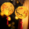 thumbnail image 4 of 6 Linternas de Papel Chinas, 12 Pulgadas, Estilo Oriental , Decorativas, para Fiestas, Redondas (Ciruela Sin LáMpara), 4 of 5