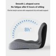 thumbnail image 5 of 2025 Reenly Soothe Seat Cushion Gray 1 Piece, 5 of 5