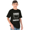 thumbnail image 5 of Football Athlete Helmet Hard Knocks Boys Kids T Shirt Tees Tops Teen Brisco Brands XS, 5 of 6