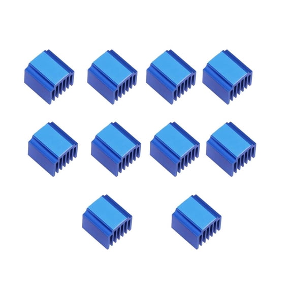 10 Pcs. Aluminum Heat Diffuse Heat Sink Cooling 15x14x13mm, CPU Accessories