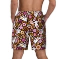 thumbnail image 4 of Goofa Flower Bunny Printed Men's Swim Trunks Board Shorts Quick Dry Mens Swimming Trunks with Compression Liner,Breathable Fit Hawaii Beach Shorts-XX-Large, 4 of 9